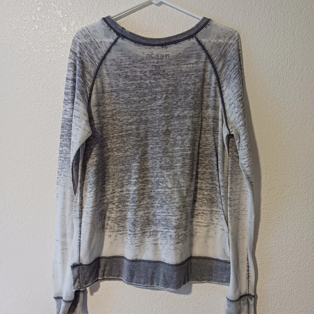 Pink Floyd Long Sleeve Distressed Top - Picture 2 of 5